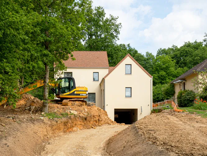 Construction d'une maison sur sous-sol complet à Grandfontaine par BATI SOLIDE 25